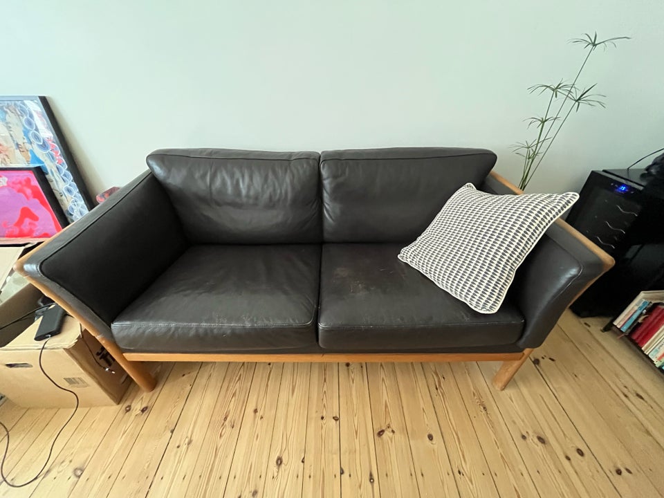 Sofa læder 2 pers