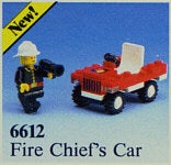 Lego City 6612 Fire Chief's Car