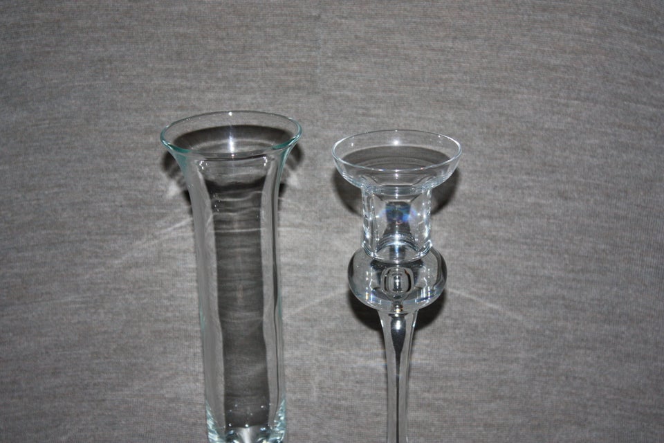 Glas Glasvase med en bobl 21 cm