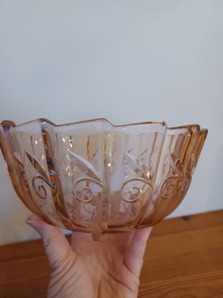 Glas Skål Vintage