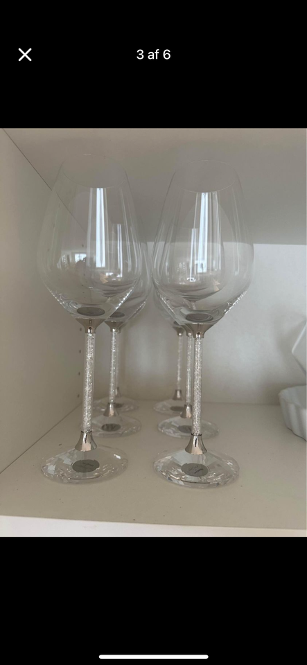 Glas, Vinglas , Swarovski