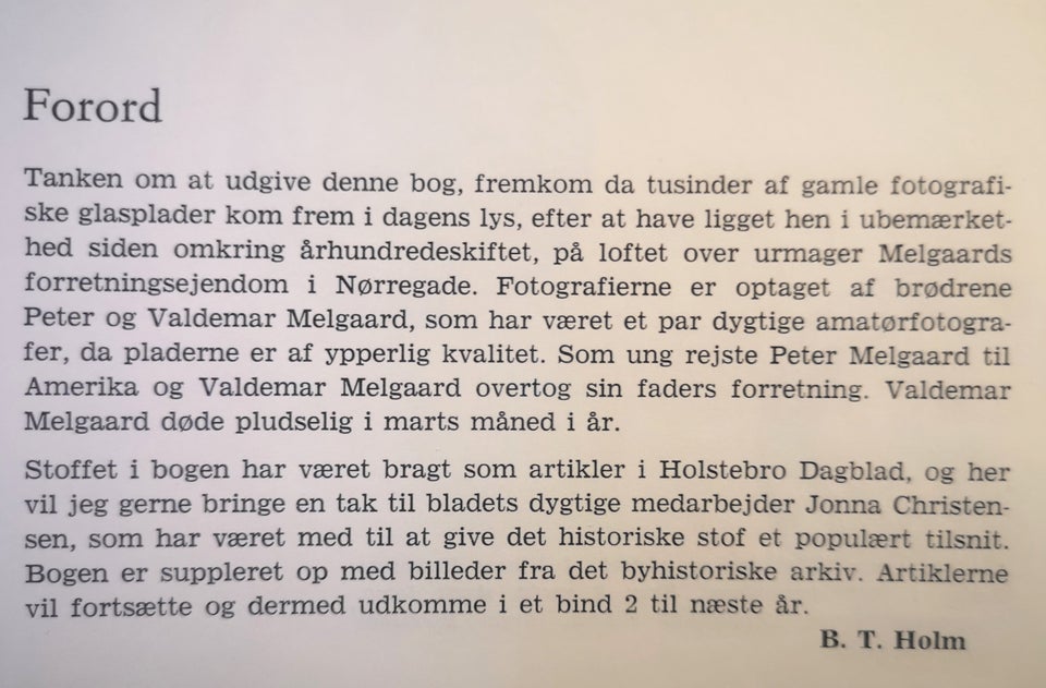 AF MELDGAARDS BILLEDBOG 1 , Det