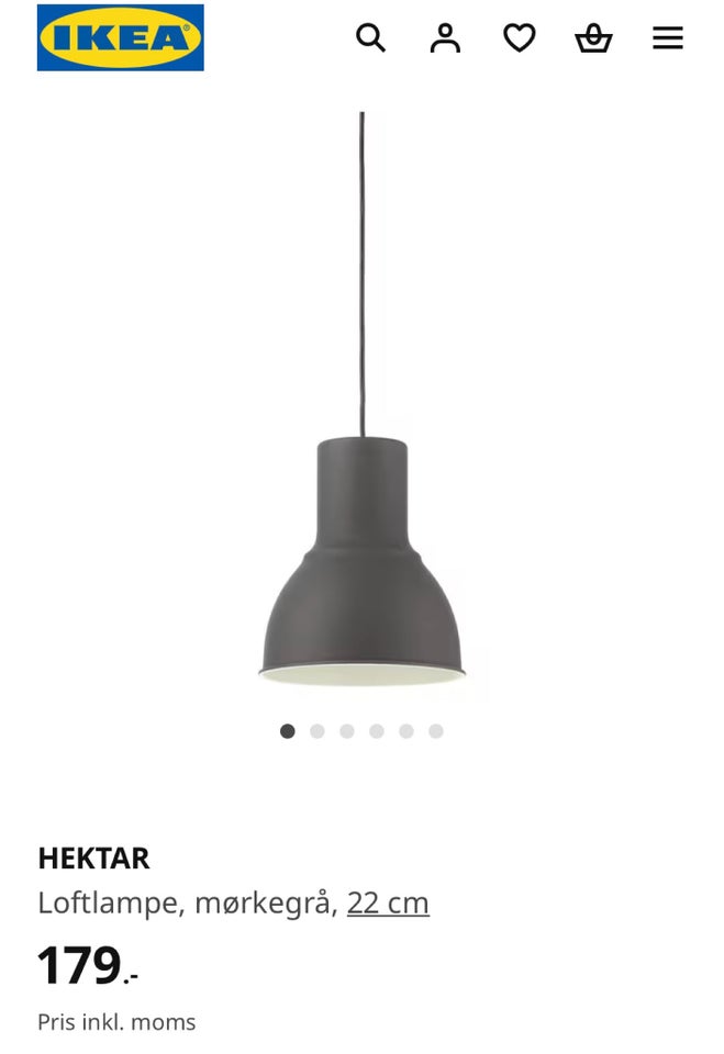 Anden loftslampe Ikea