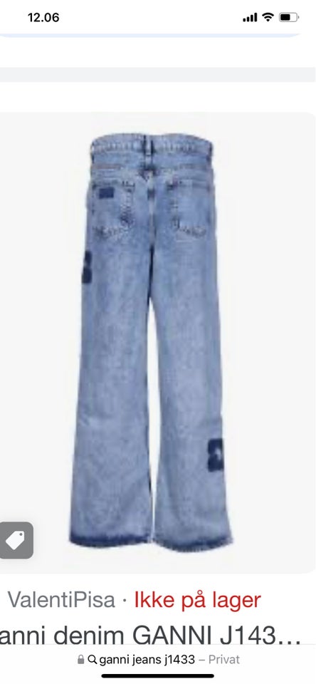 Jeans, Ganni, str. 28