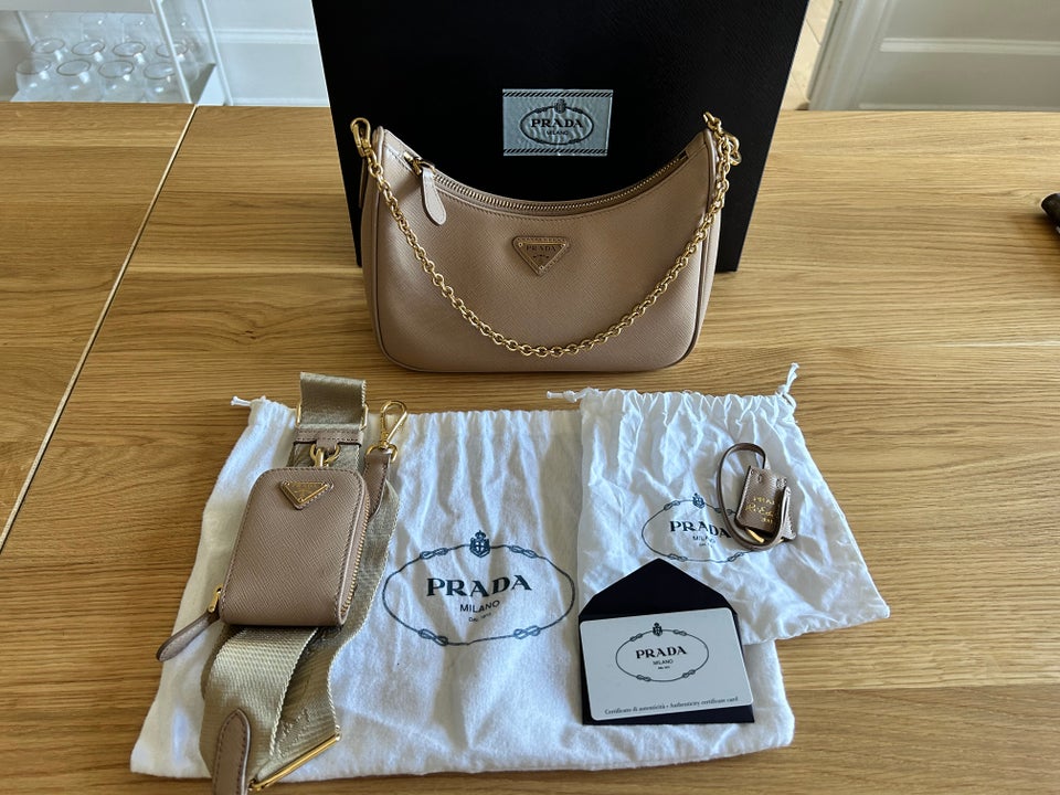 Crossbody, Prada, læder