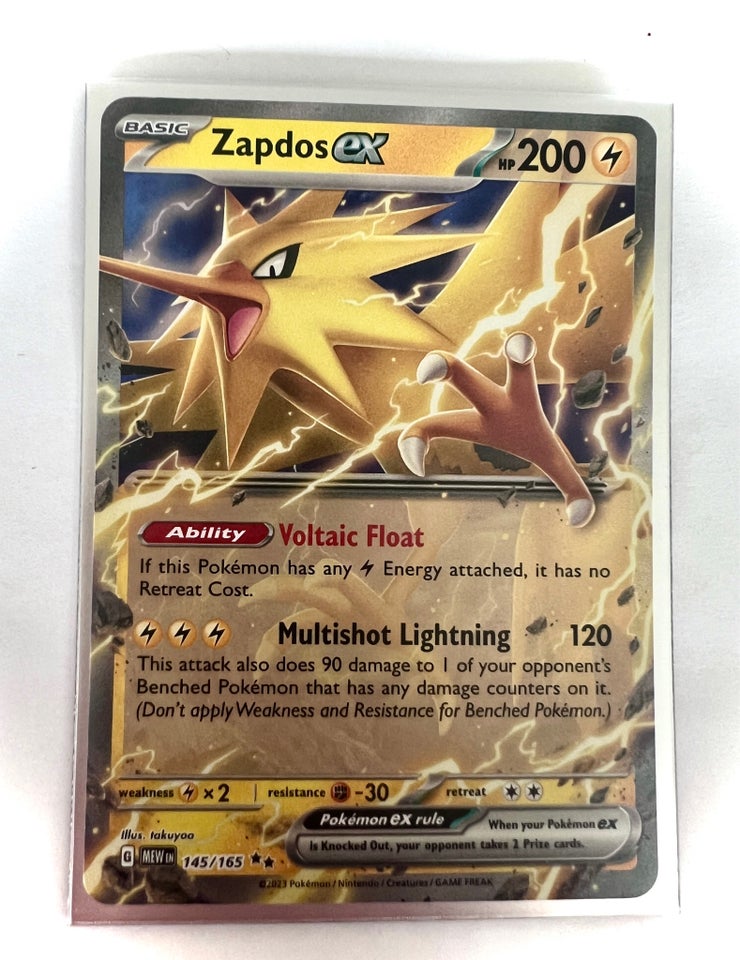 Samlekort, Zapdos ex 145/165