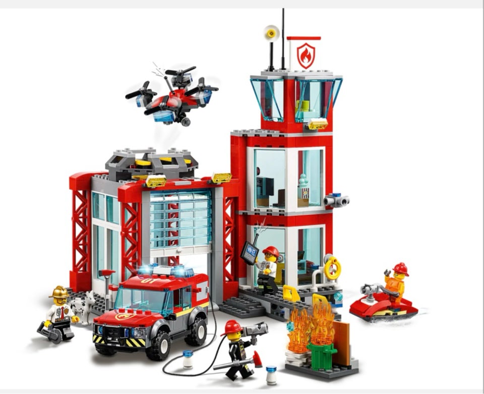 Lego City, 60215 Brandstation