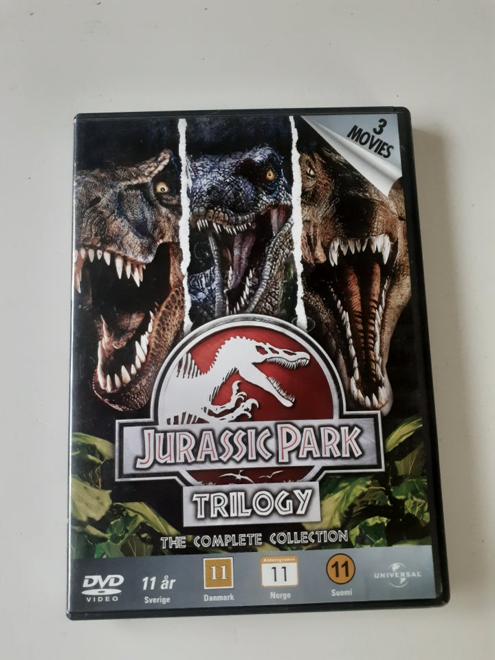 Jurassic park Trilogy, DVD, action