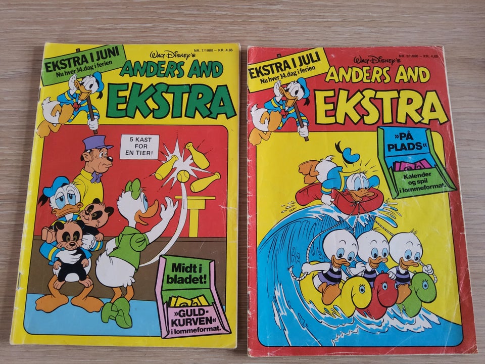 Anders And EKSTRA 1980-89 22 stk.,