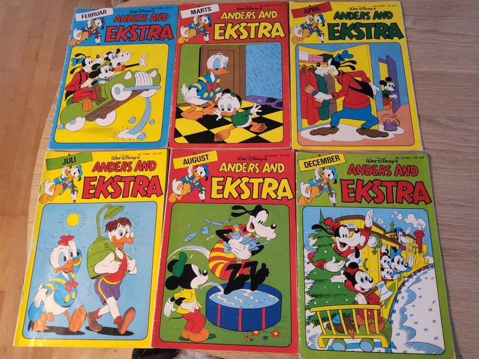 Anders And EKSTRA 1980-89 22 stk.,