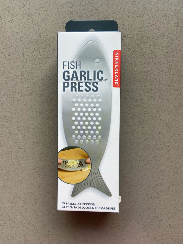 Kikkerland Fish Garlic Press