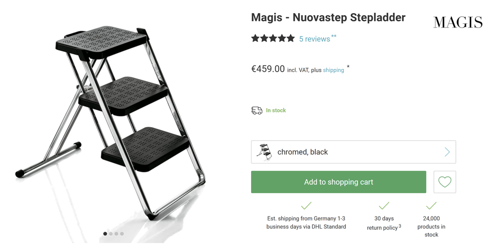 Designer stige Magis Nuovastep