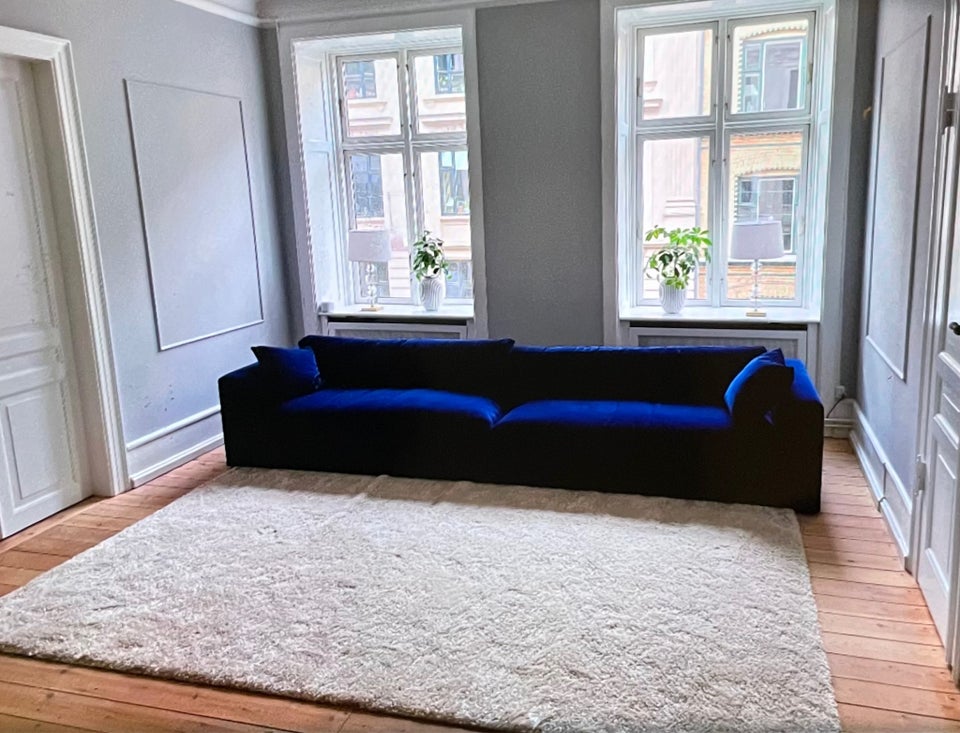 Sofa fløjl 5 pers