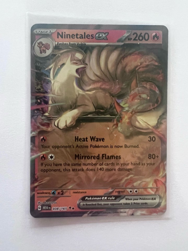 Samlekort, Ninetales ex