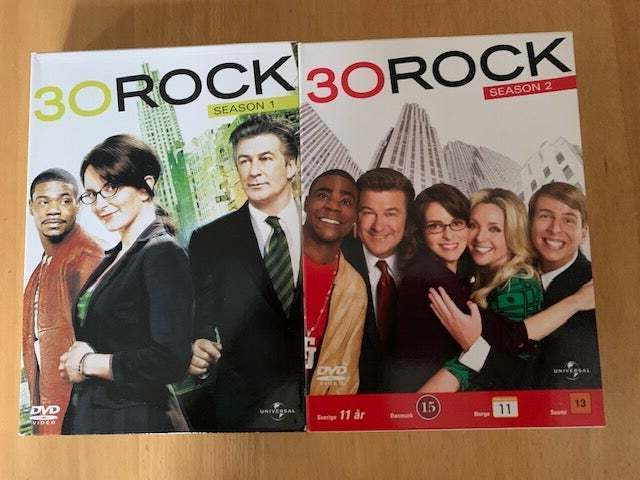 30 Rock sæson 1 + 2 DVD TV-serier