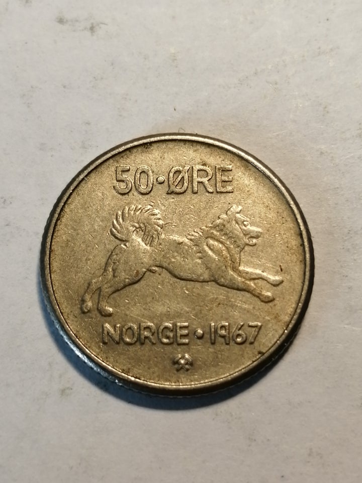 Skandinavien, mønter, 50 øre