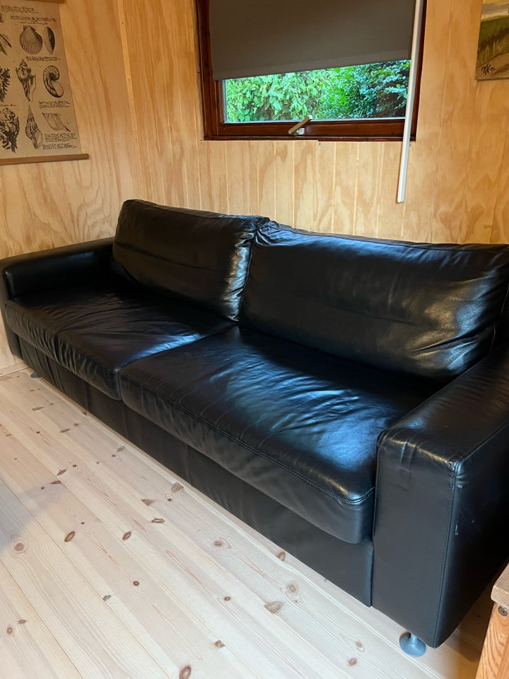 Sofa læder 3 pers