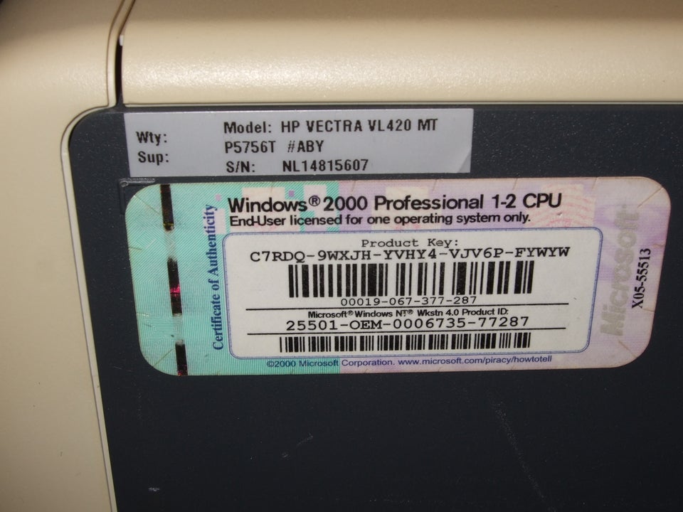 HP, Vectra VL420, 1,6 Ghz