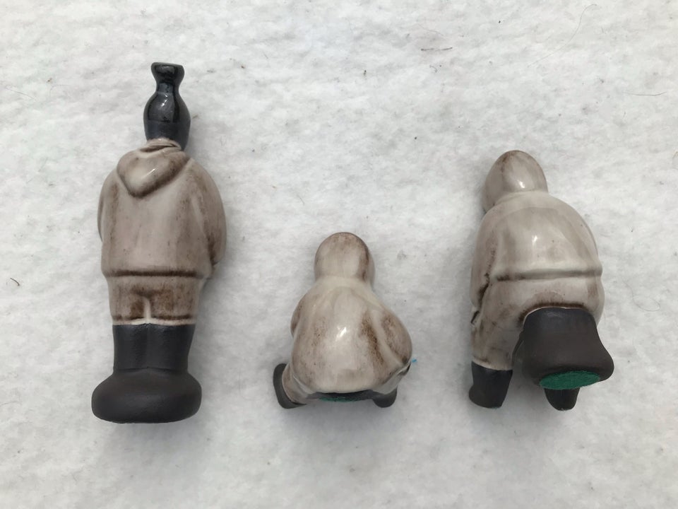 Porcelæn Inuit figur Hyllested