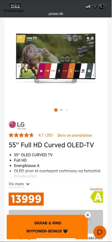 LG, 55EG910V, 55"