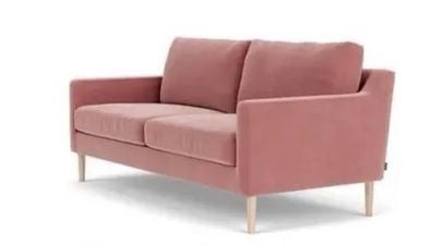 Sofa, velour, 2 pers.