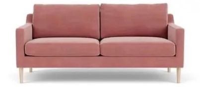 Sofa, velour, 2 pers.