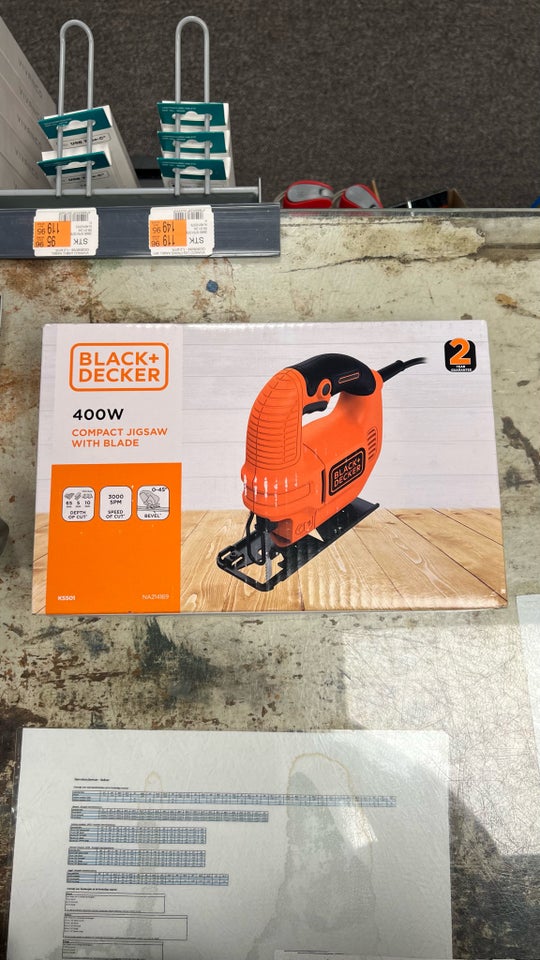 Stiksav Black and Decker (Ny)