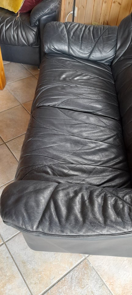 Sofa, læder, 2 pers.