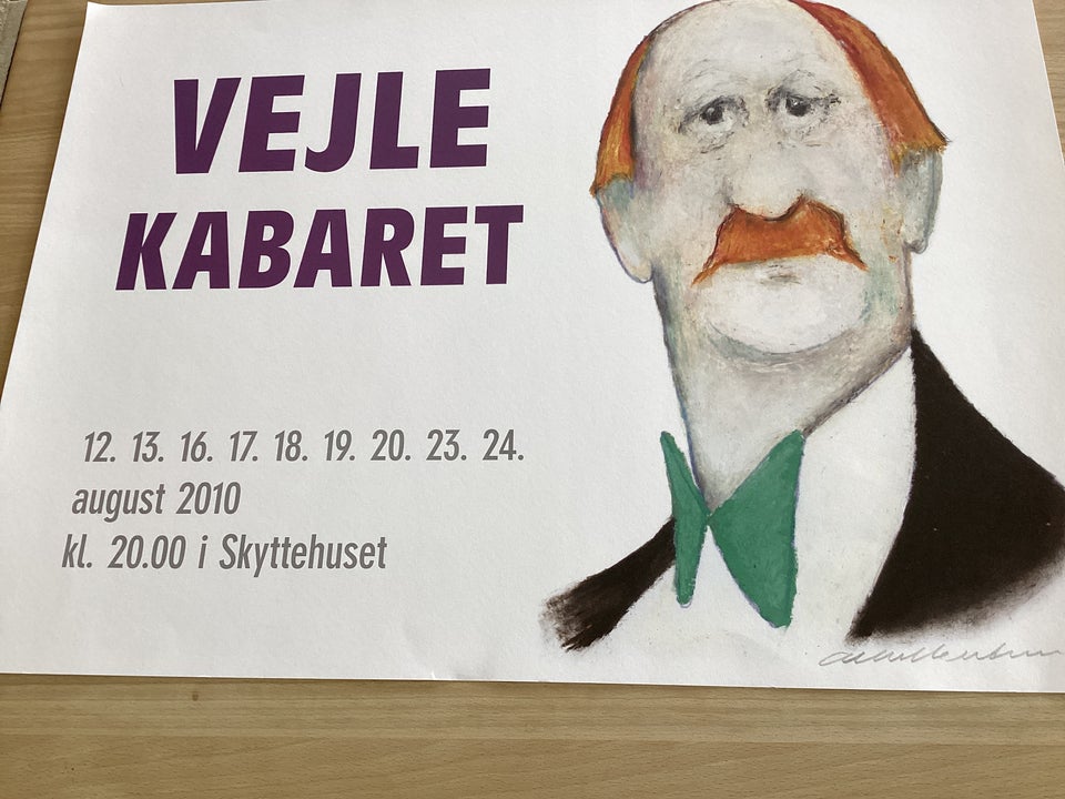 Plakat Albert Bertelsen b: 64 cm