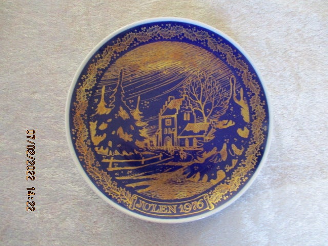 Juleplatte, Lise Porcelain, 1976