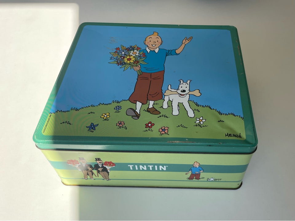 Tintin dåse Vintage tintin