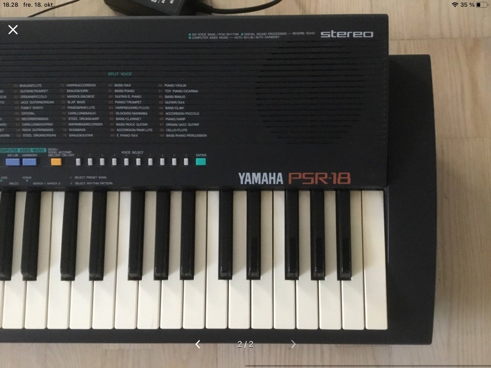 Keyboard, Yamaha, PSR-18