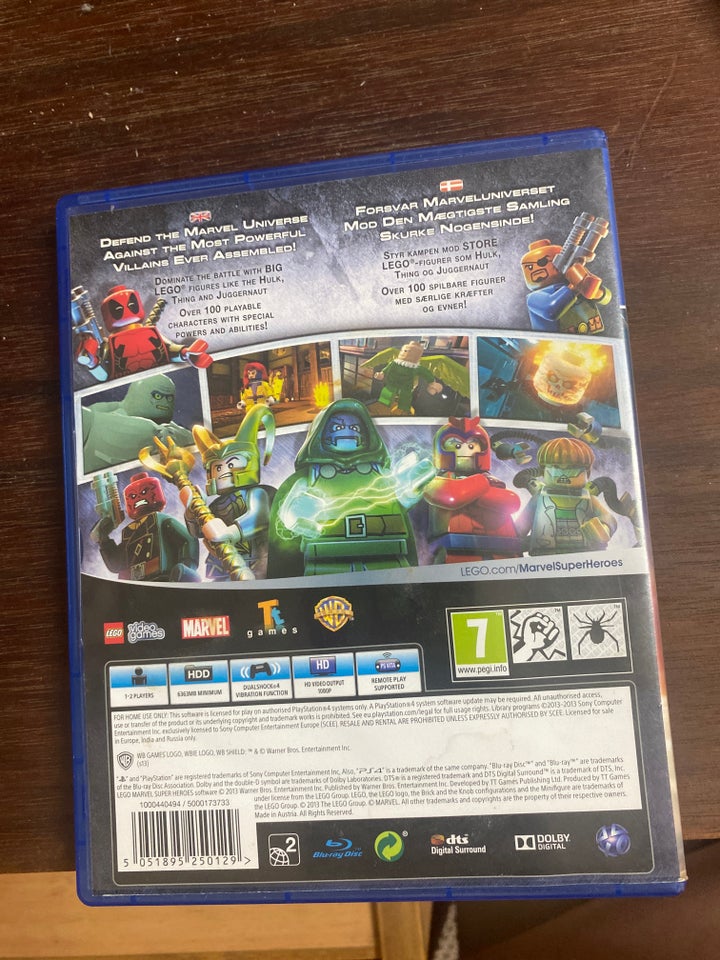 Lego Marvel, PS4, adventure