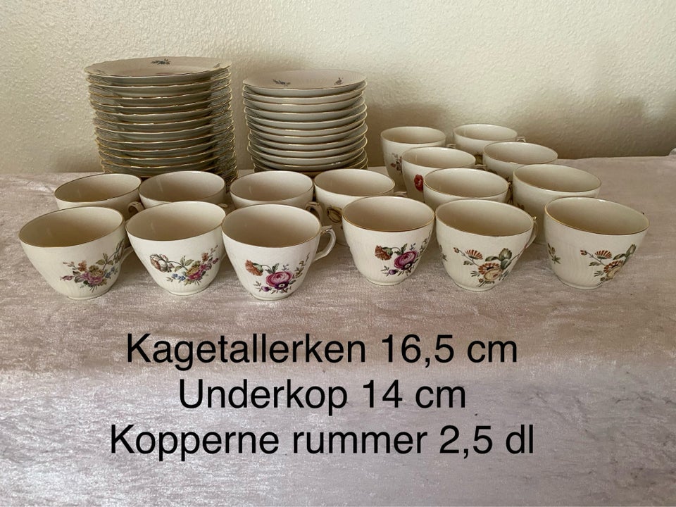 Porcelæn Frisenborg kaffestel