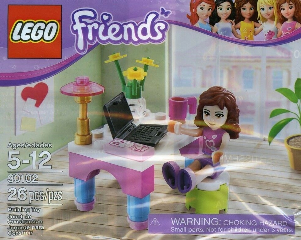 Lego Friends 30102 Desk UÅBNET