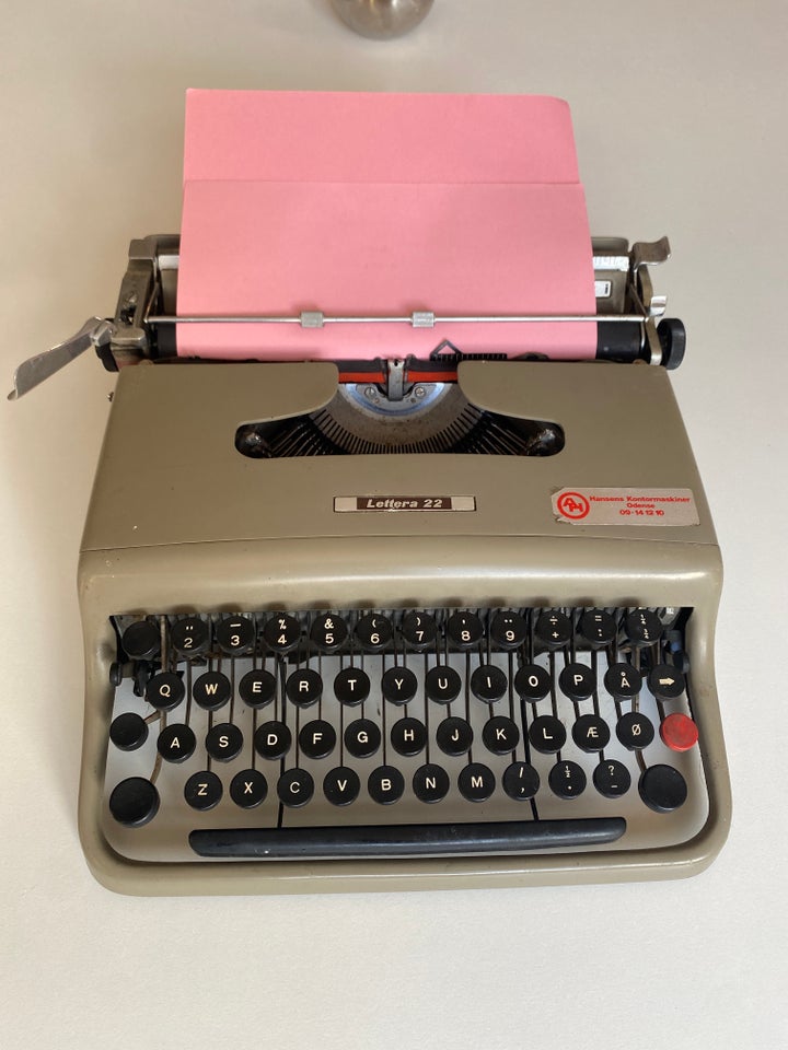 Skrivemaskine, Olivetti lettera