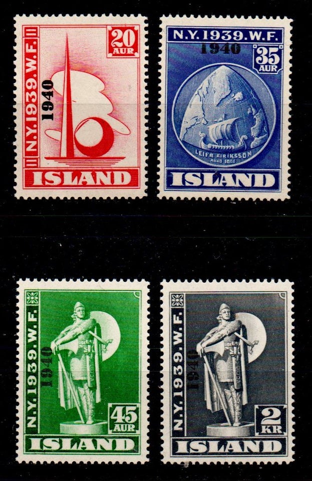 Island, postfrisk, AFA-nr. 219-22