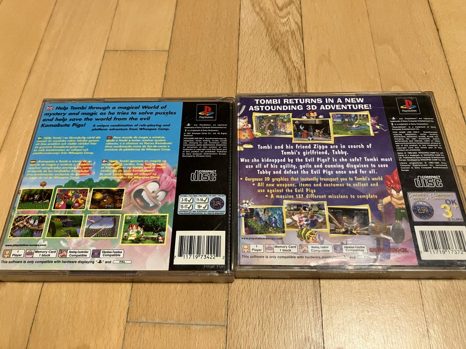 Tombi + Tombi 2 (CIB), PS, adventure