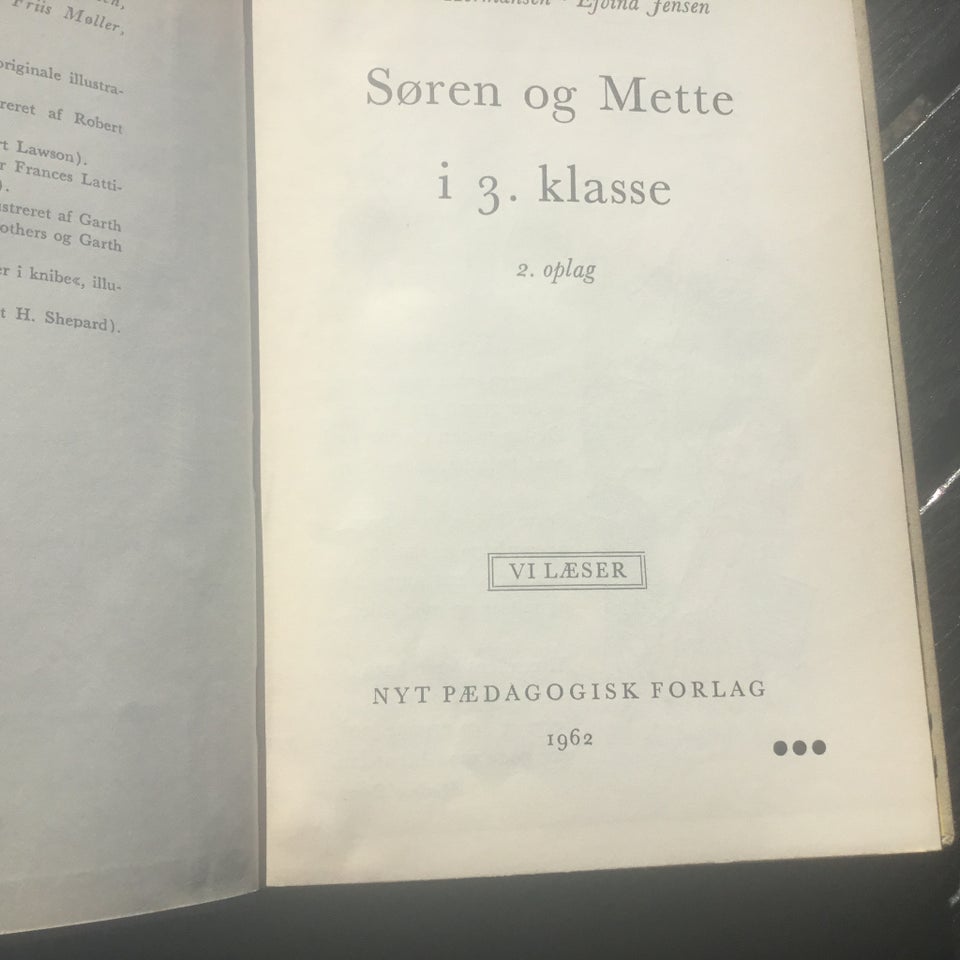 Søren og Mette i 3 klasse Knud