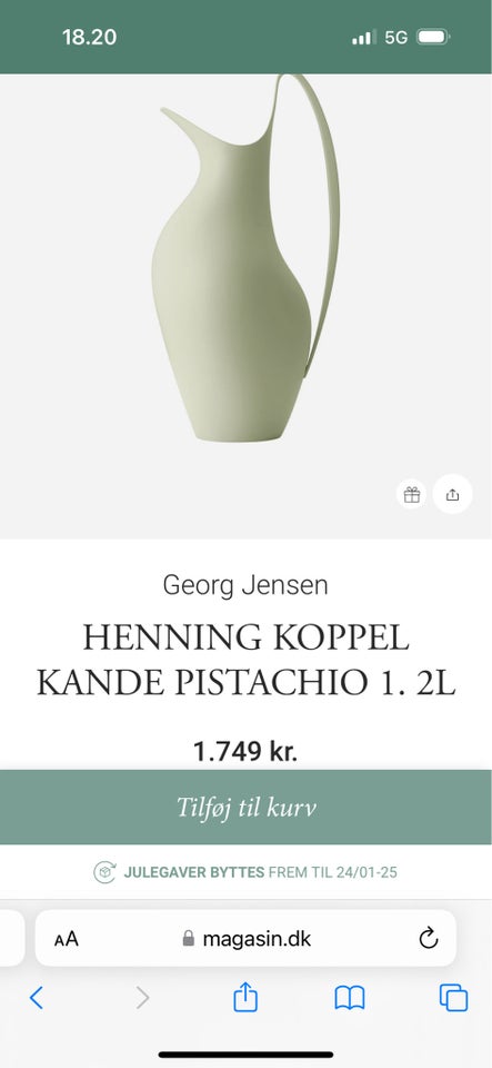 Andet, Kande, Georg Jensen