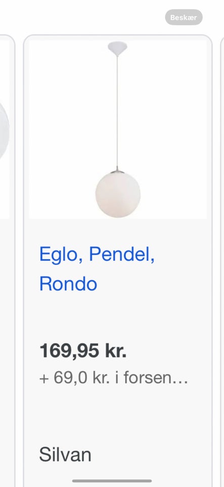 Pendel, EGLO rondo