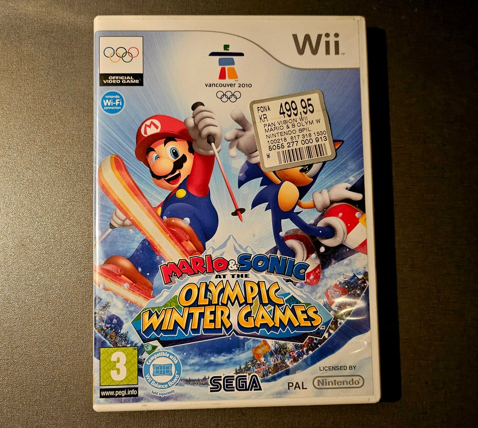 Mario  sonic at the olympic winter