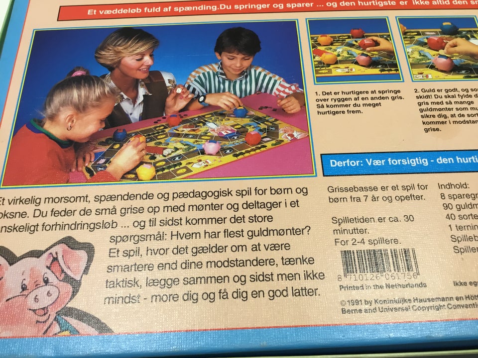 Grissebasse, brætspil