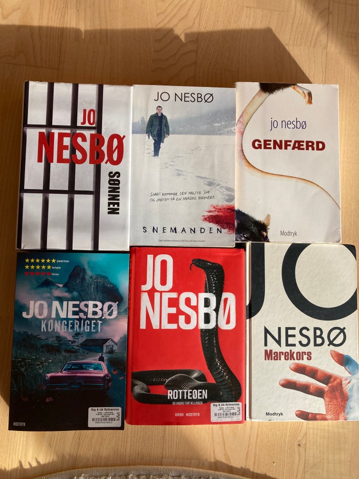 Jo Nesbø bøger, Jo Nesbø, genre: