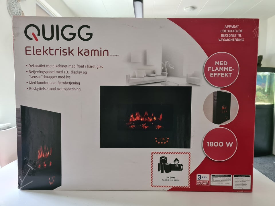 Elektrisk Kamin Pejs, Quigg