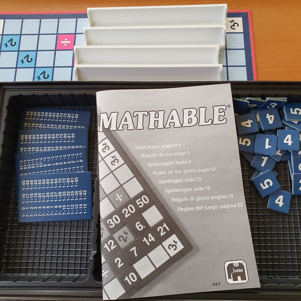 Mathable (1991), brætspil