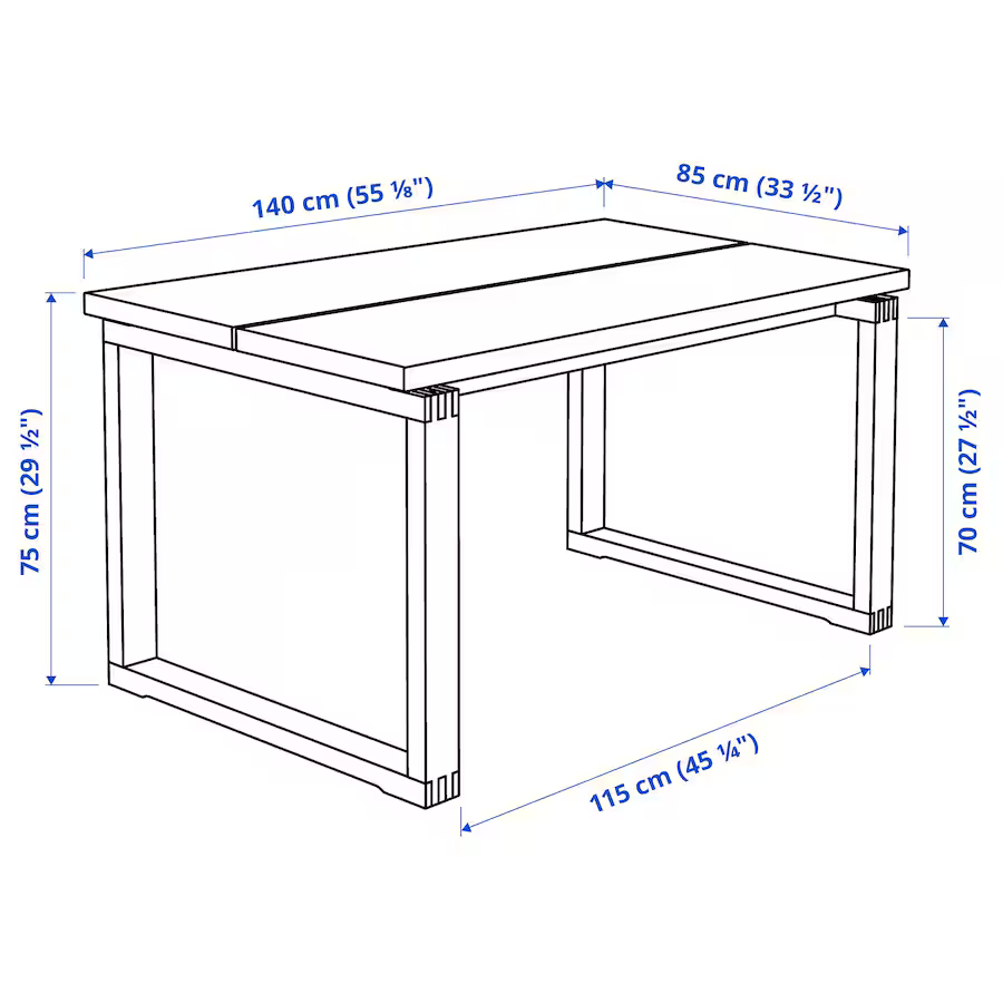 Spisebord Egetræ IKEA