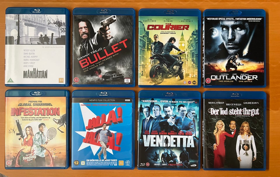 Bluray film, Blu-ray, andet