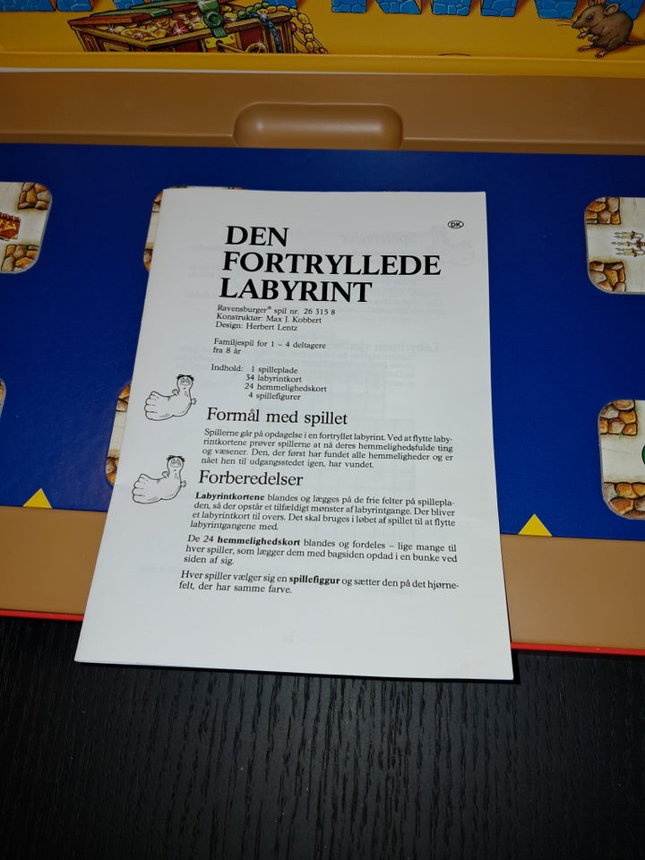 Labyrint, Børnespil, brætspil