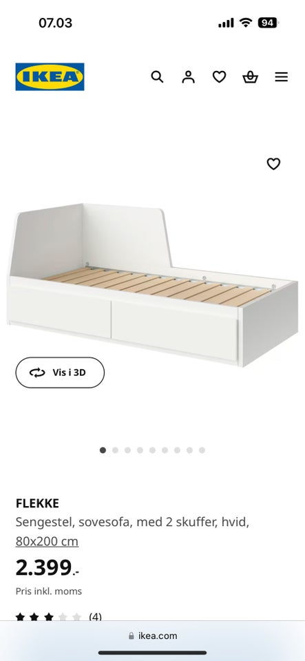 Sengeramme IKEA